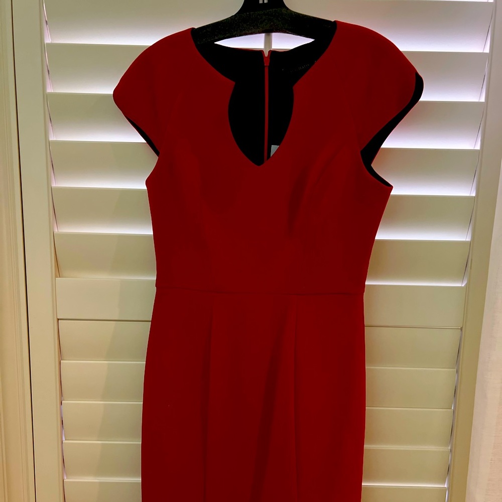 Black halo red dress, never worn
